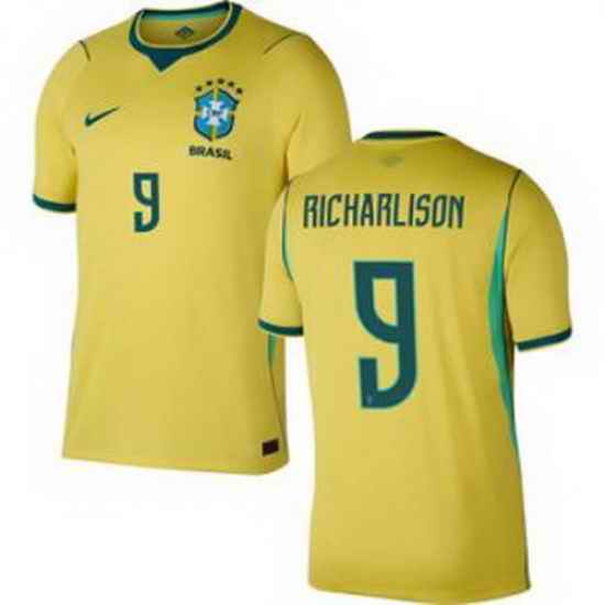 Women 9 Brazil National Team Richarlison 2026 Home Jersey 1